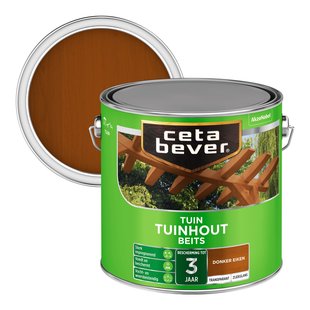 Cetabever Transparant Tuinhout Beits 009 Donker Eiken 2,5 L