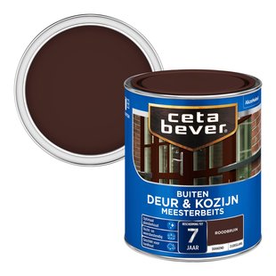 Cetabever Meesterbeits Dekkend Deur & Kozijn Roodbruin 750ml