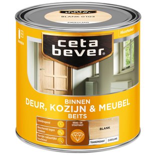 Cetabever Transparant Binnenbeits Deur & Kozijn Ac 0103 Blank 250 Ml
