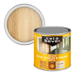 Cetabever Transparant Binnenbeits Deur & Kozijn Ac 0104 Blank Eiken 250 Ml