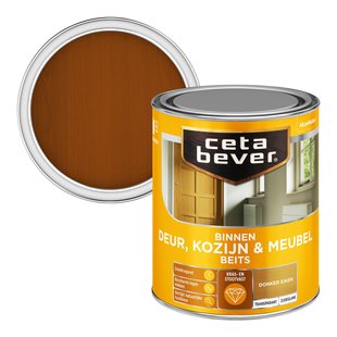 Cetabever Transparant Binnenbeits Deur & Kozijn Ac 0109 Donker Eiken 750 Ml
