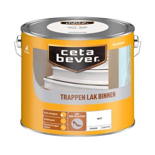 Cetabever Trappenlak Dekkend 300 Wit 2,5l