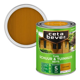Cetabever Transparant Schuur- & Tuinhuis Beits 006 Licht Eiken 750 Ml