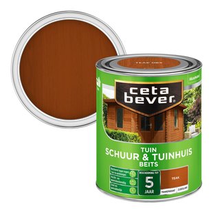Cetabever Transparant Schuur- & Tuinhuis Beits 085 Teak 750 Ml