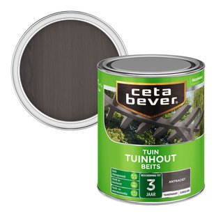 Cetabever Transparant Tuinhout Beits 034 Antraciet 750 Ml