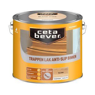 Cetabever Transparante Trappenlak Zijdeglans Antislip 2,5l