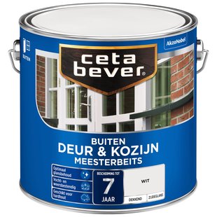 Cetabever Dekkend Meesterbeits Deur & Kozijn Wit 2,5 L