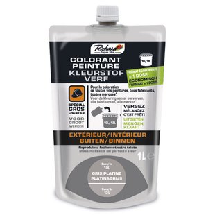 Kleurstof Voor Verf Richard Doypack Platina Grijs 1l