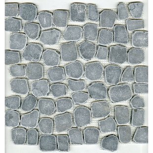 Mozaïektegels Grey Coin - Grijs - Natuursteen - 0,09 M²