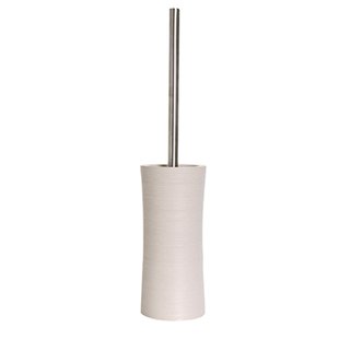 Msv Wc-borstel Met Houder Jaipur - Kunststof - Wit