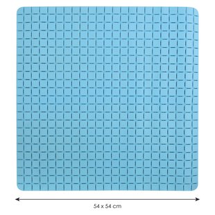 Msv Antislipmat Quadro - Blauw - 54x54cm