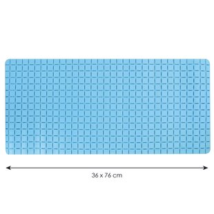 Msv Antislipmat Quadro - Blauw - 36x76cm