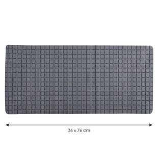 Msv Antislipmat Quadro - Grijs - 36x76cm
