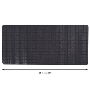 Msv Antislipmat Quadro - Zwart - 36x76cm