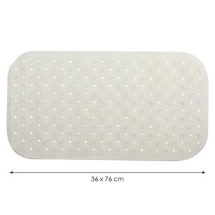 Msv Antislipmat Classic - Wit - 36x76cm