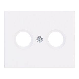 Sencys Afdekplaat Yukon Coax Wit