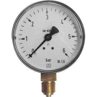 Go By Van Marcke Manometer Ø63mm Universeel 0-6 Bar 1/4m