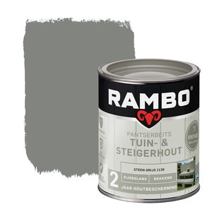 Rambo Pantserbeits Tuin En Steigerhout 1139 Steengrijs 0,75l