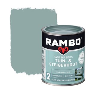 Rambo Pantserbeits Tuin En Steigerhout 1143 Wilgengrijs 0,75l