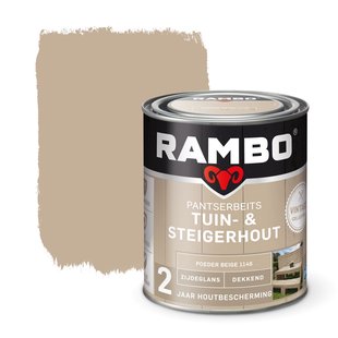 Rambo Pantserbeits Tuin & Steigerhout Poederbeige 0,75l