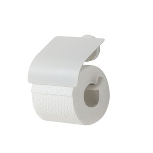 Tiger Toiletrolhouder Urban - Rvs - Met Klep - Wit