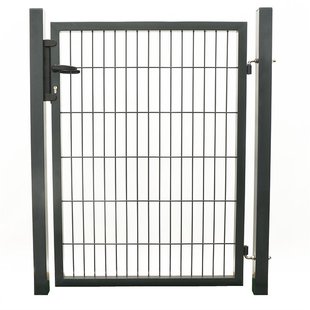 Giardino Enkele Poort Roma/milano Gecoat H 140 X L 100cm Groen