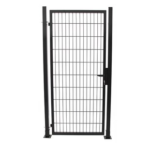 Giardino Enkele Poort Roma/milano Gecoat 180x100cm Antraciet