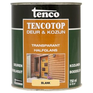 Tenco Tencotop Houtveredeling Deur & Kozijn Transparant Halfglans Blank 0,75l