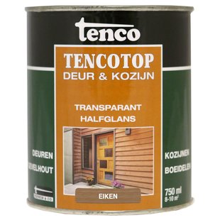 Tenco Tencotop Houtveredeling Deur & Kozijn Transparant Halfglans Eiken 0,75l