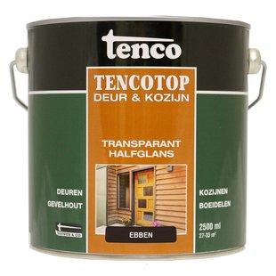 Tenco Tencotop Deur & Kozijn Beits Transparant Ebben 2,5l