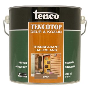 Tenco Tencotop Deur & Kozijn Beits Transparant Eiken 2,5l
