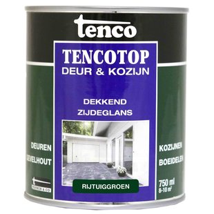 Tenco Tencotop Verfbeits Deur & Kozijn Dekkend Zijdeglans Rijtuiggroen 0,75l