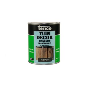 Tenco Tuindecor Tuinbeits Transparant Antraciet 1l