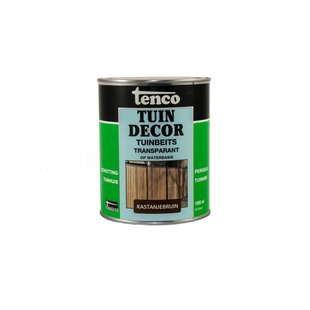 Tenco Tuindecor Buitenbeits Transparant Kastanjebruin 1l
