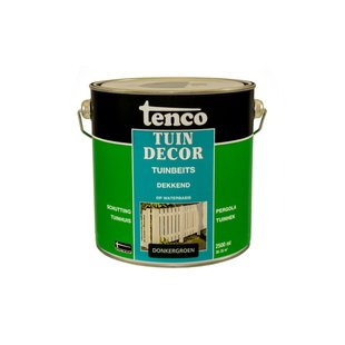 Tenco Tuindecor Tuinbeits Dekkend Donkergroen 2,5l