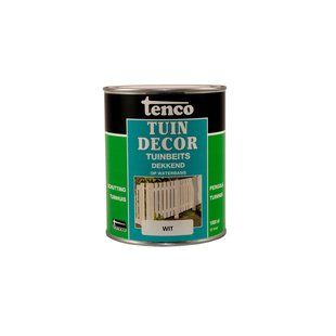 Tenco Tuindecor Tuinbeits Dekkend Wit 1l
