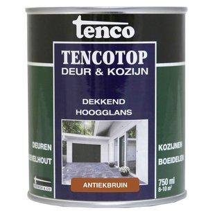 Tenco Tencotop Deur & Kozijn Beits Hoogglans Antiekbruin 0,75l