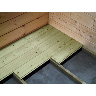 Solid Tuinhuisvloer ‘s8521-1’ Hout 5m²