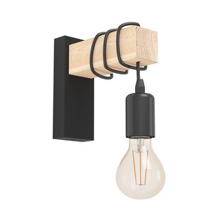 Eglo Wandlamp Townshend Hout E27