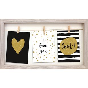 Fotocollage Bornholm Grijs 43x24cm