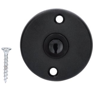 Avenue Beldrukker Aluminium Zwart Structuur