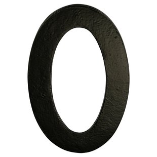 Avenue Zelfklevend Cijfer - 0 - Zwart - Hoogte 15cm