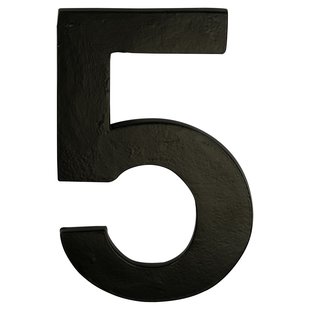 Avenue Zelfklevend Cijfer - 5 - Zwart - 14x17cm