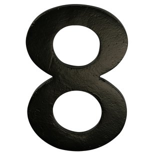 Avenue Zelfklevend Cijfer - 8 - Zwart - 14x17cm