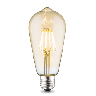 Home Sweet Home Ledfilamentlamp Edison - D6,5cm - Dimbaar - Warm Wit - E27 - 6w