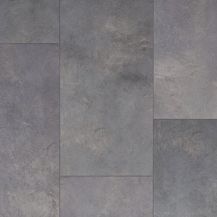 Cando Pvc Vloertegel Classic Click De Luxe - Antraciet - 4-zijdige V-groef - 7,5mm - 1,980m²