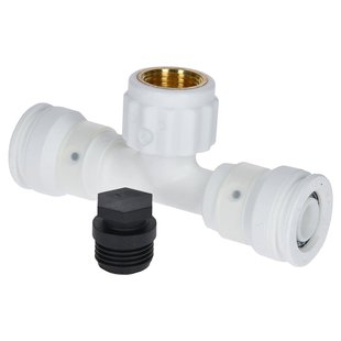 Sanivesk Meerlagen Push T-stuk 20mmx1/2fx20mm
