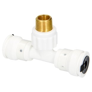 Sanivesk Meerlagen Push T-stuk 20mmx1/2mx20mm