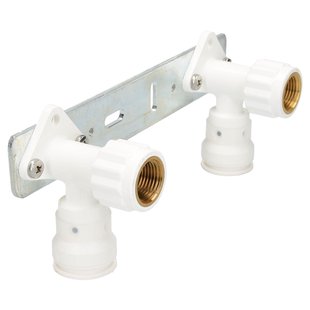 Sanivesk Meerlagen Push Dubbele Muurplaat 16mmx1/2f 153