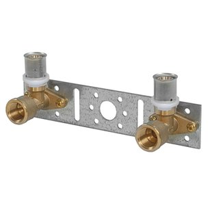 Sanivesk Meerlagen Pers Muurplaat Dubbel 150mm 16mmx1/2f